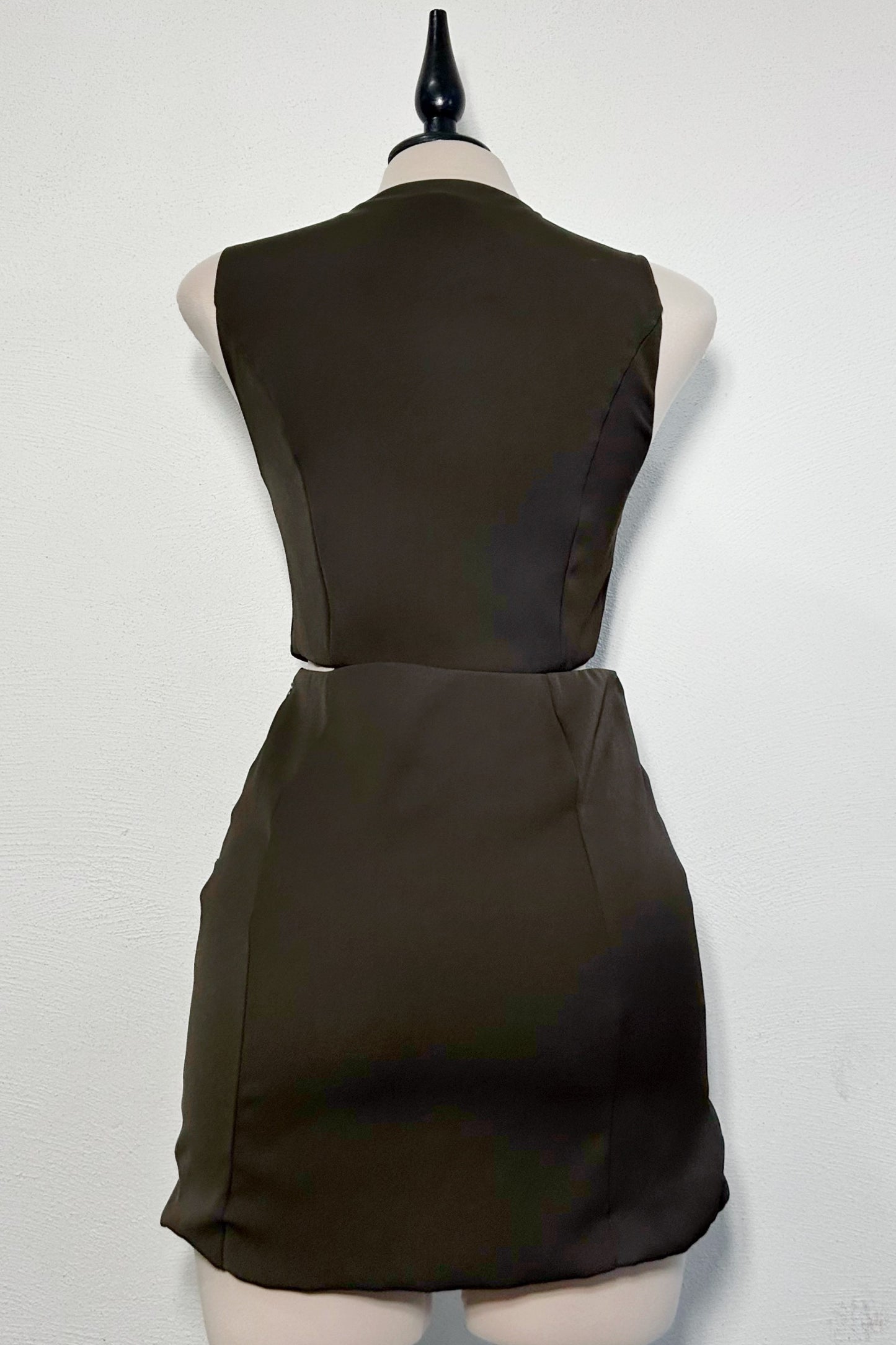 Conjunto café chaleco