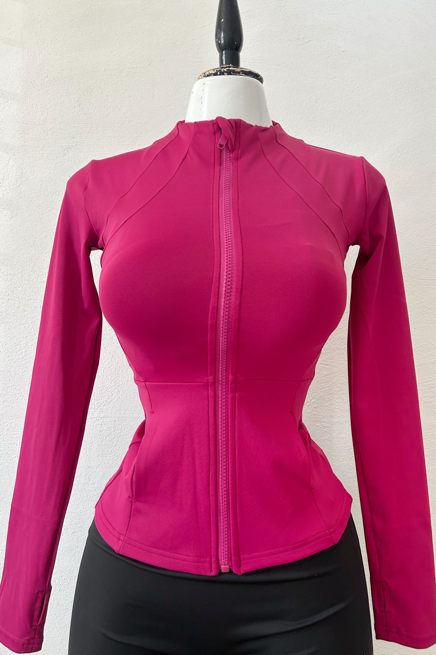 Chamarra con bolsas 01 hot pink