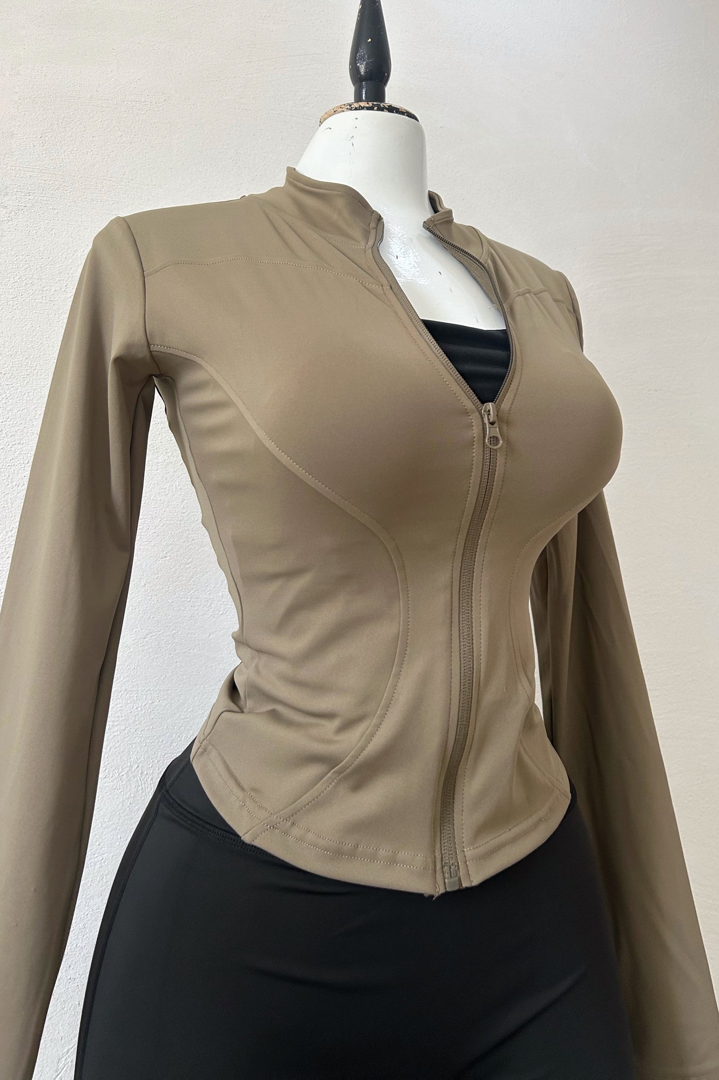 Chamarra premium verde seco