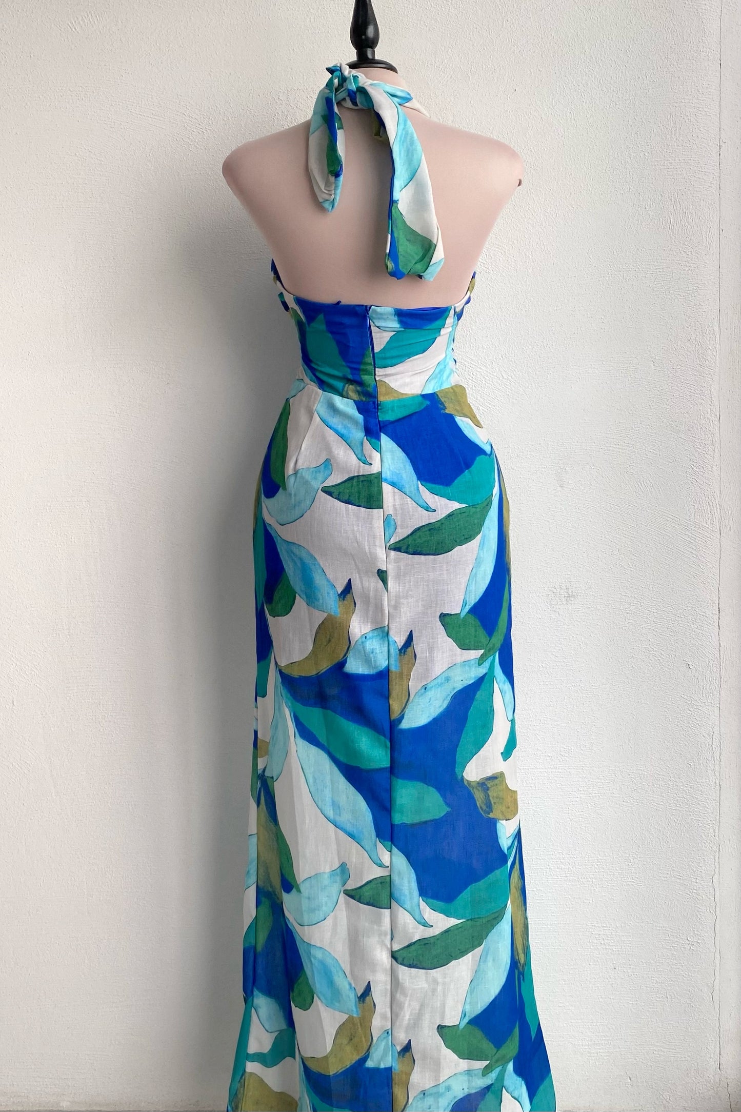 Vestido tropical halter
