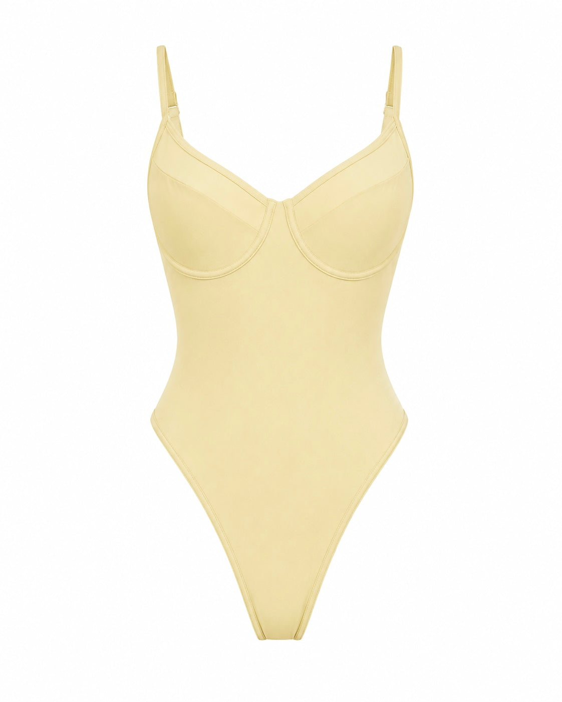 Bañador baby yellow con varilla