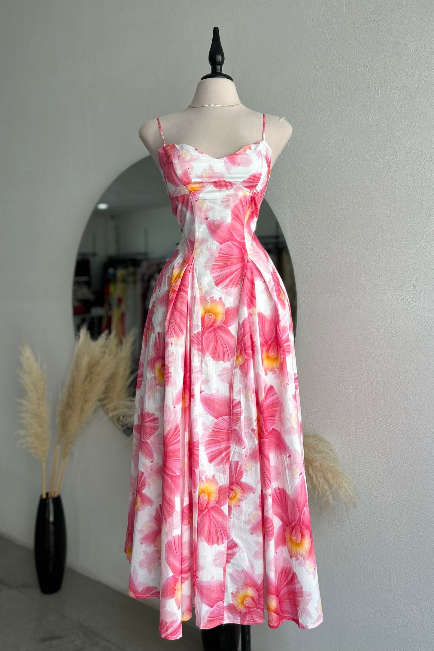 Vestido Floral Pink