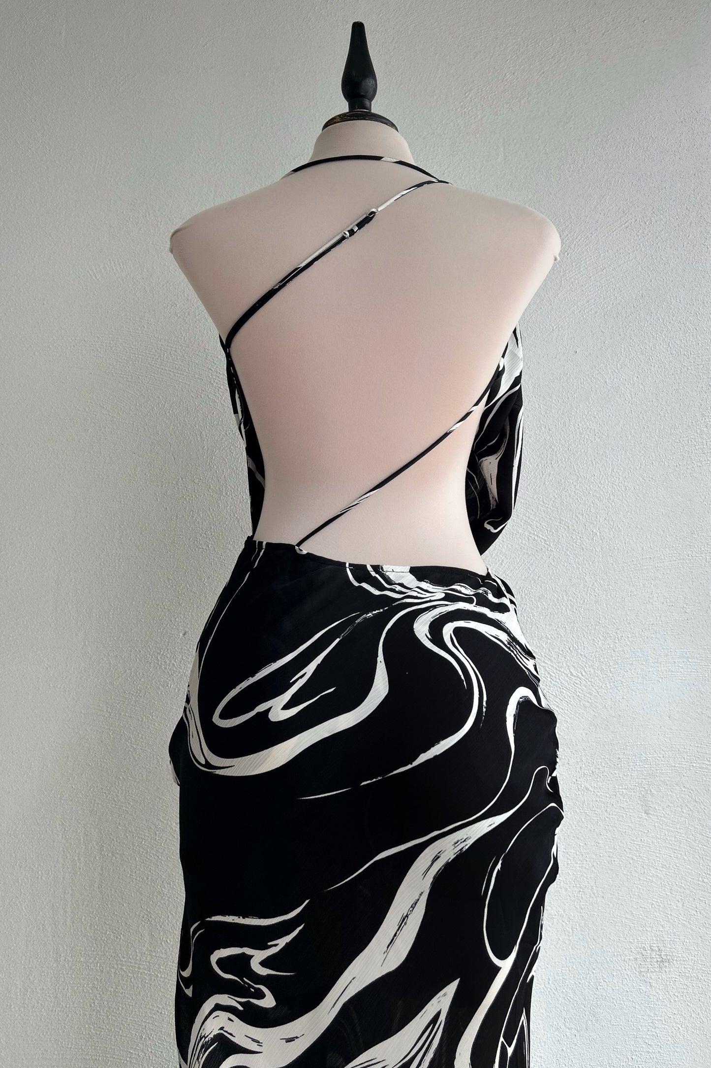 Vestido largo B/W