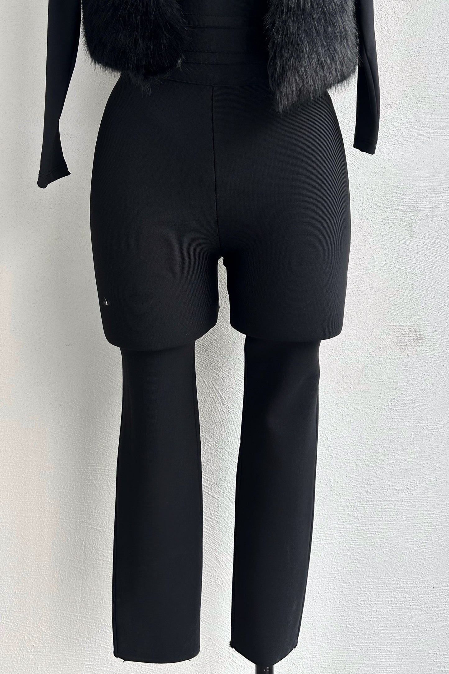 Pantalón bandage negro