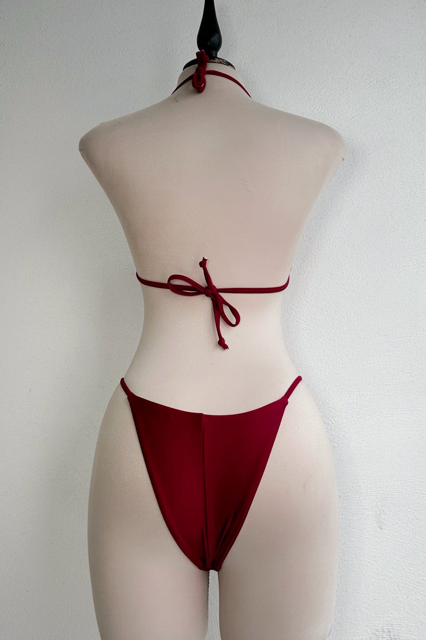 Bikini Rojo satinado