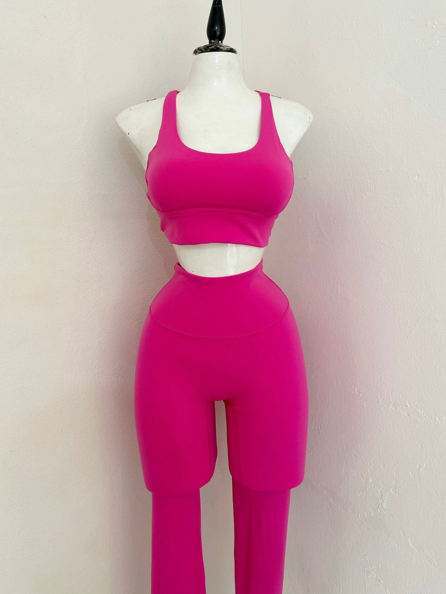 Set doble cruzado 01 hot pink