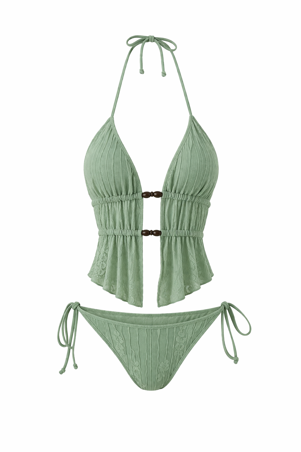 Bikini medium top verde