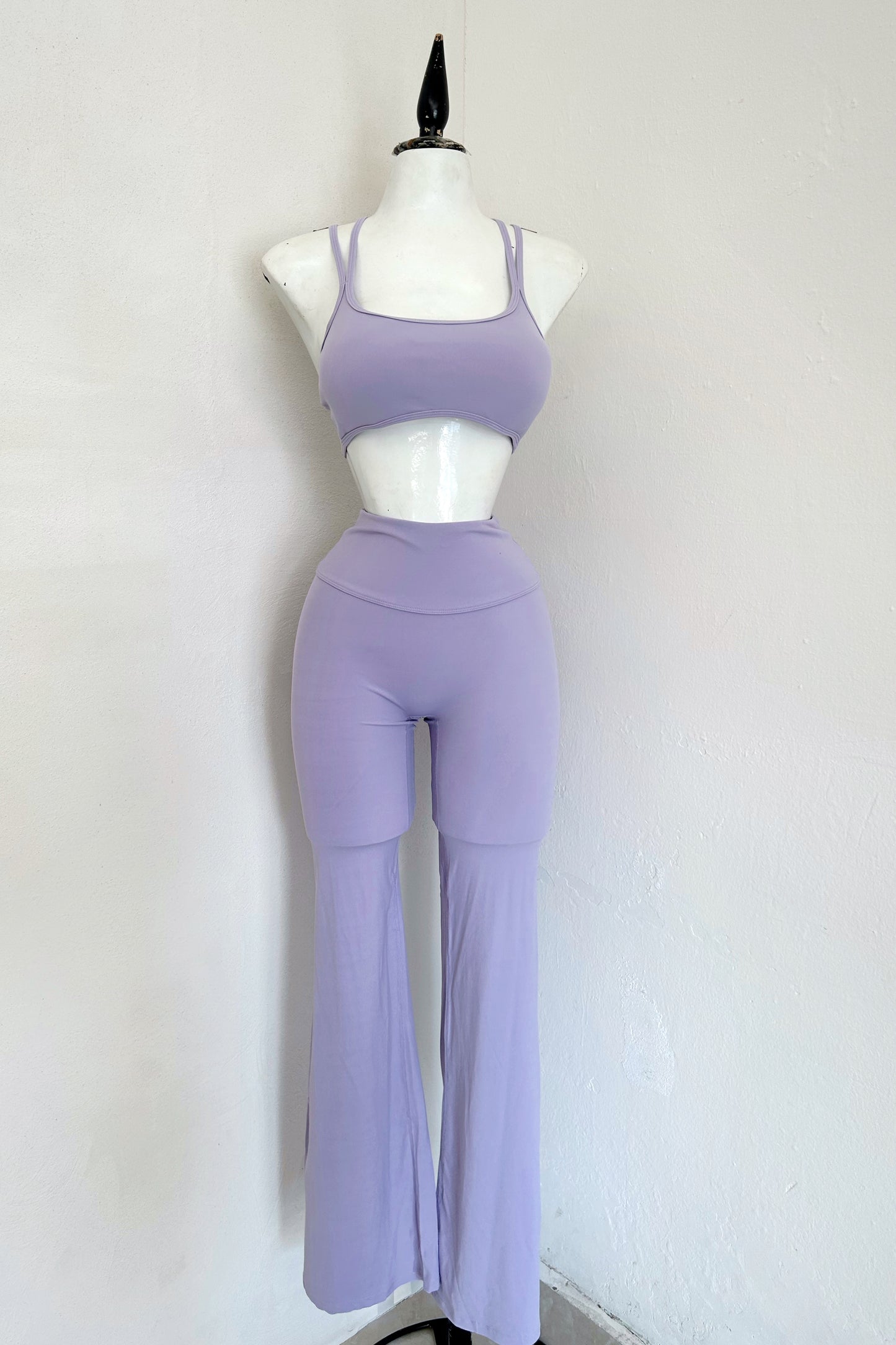 Set flare liso 01 lavanda
