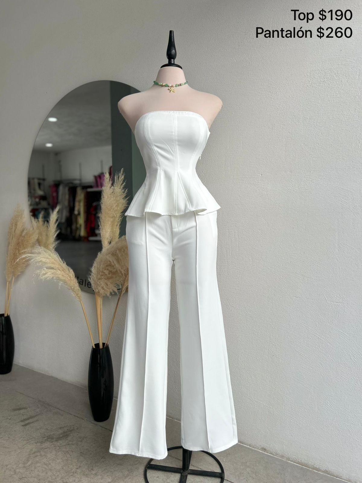 Top Flare blanco