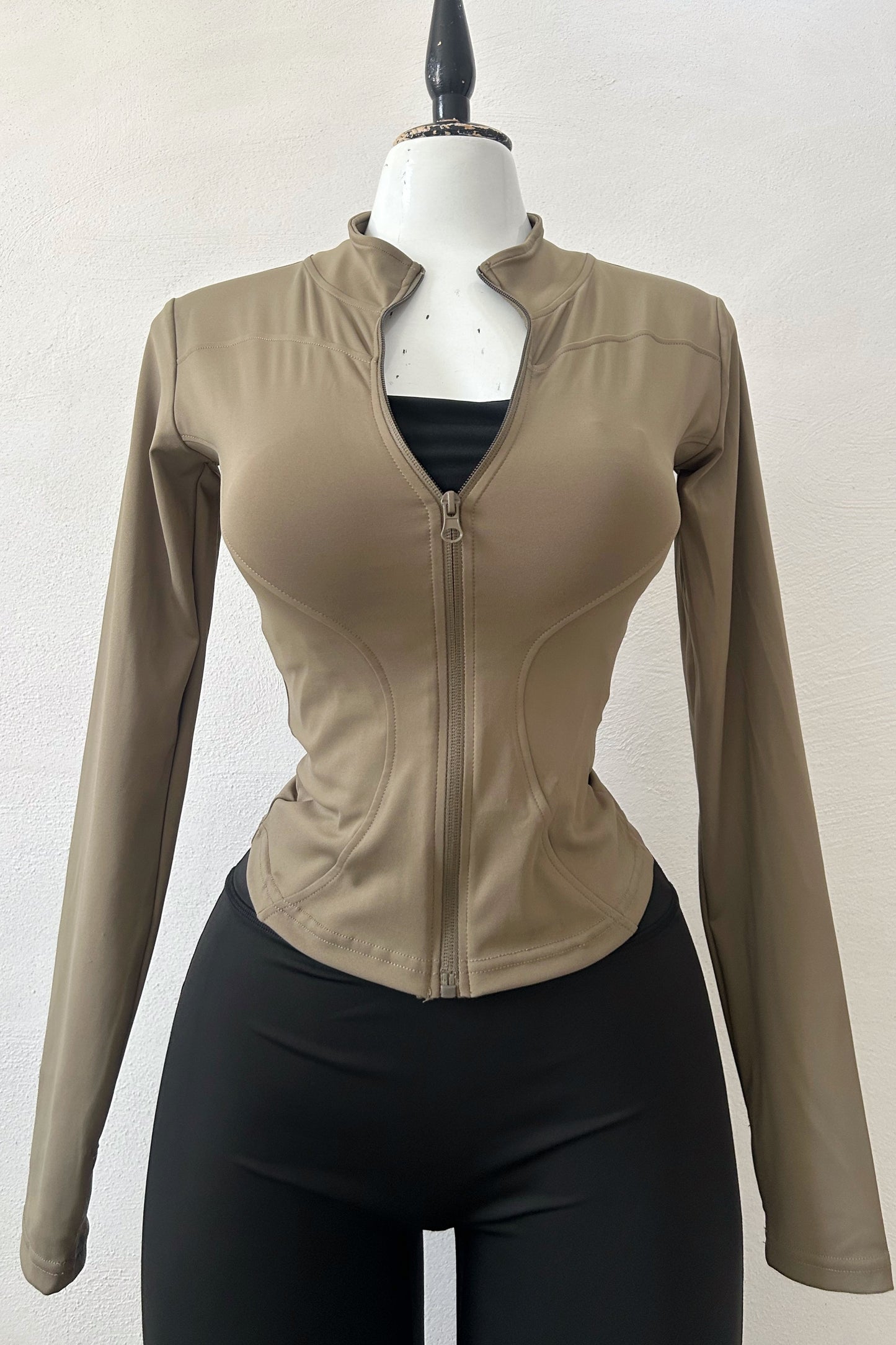 Chamarra premium verde seco