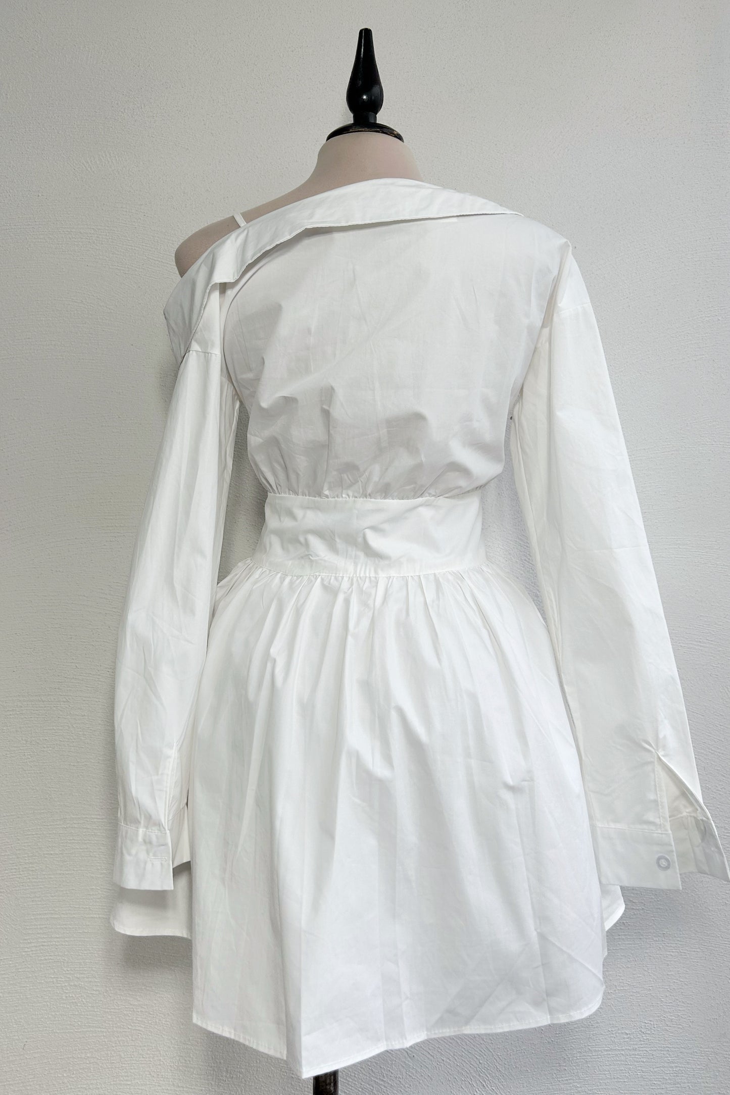 Vestido blanco con cristales