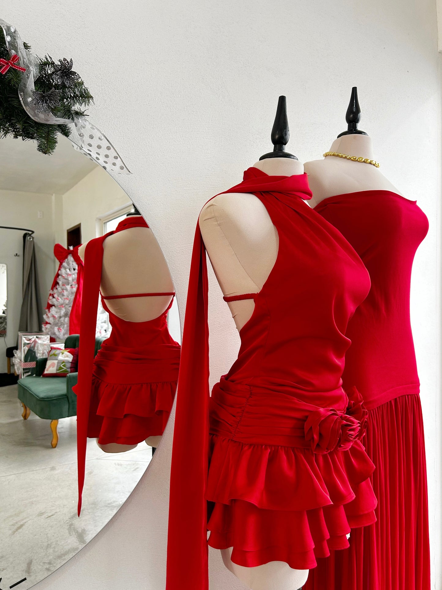 Vestido Mía rojo