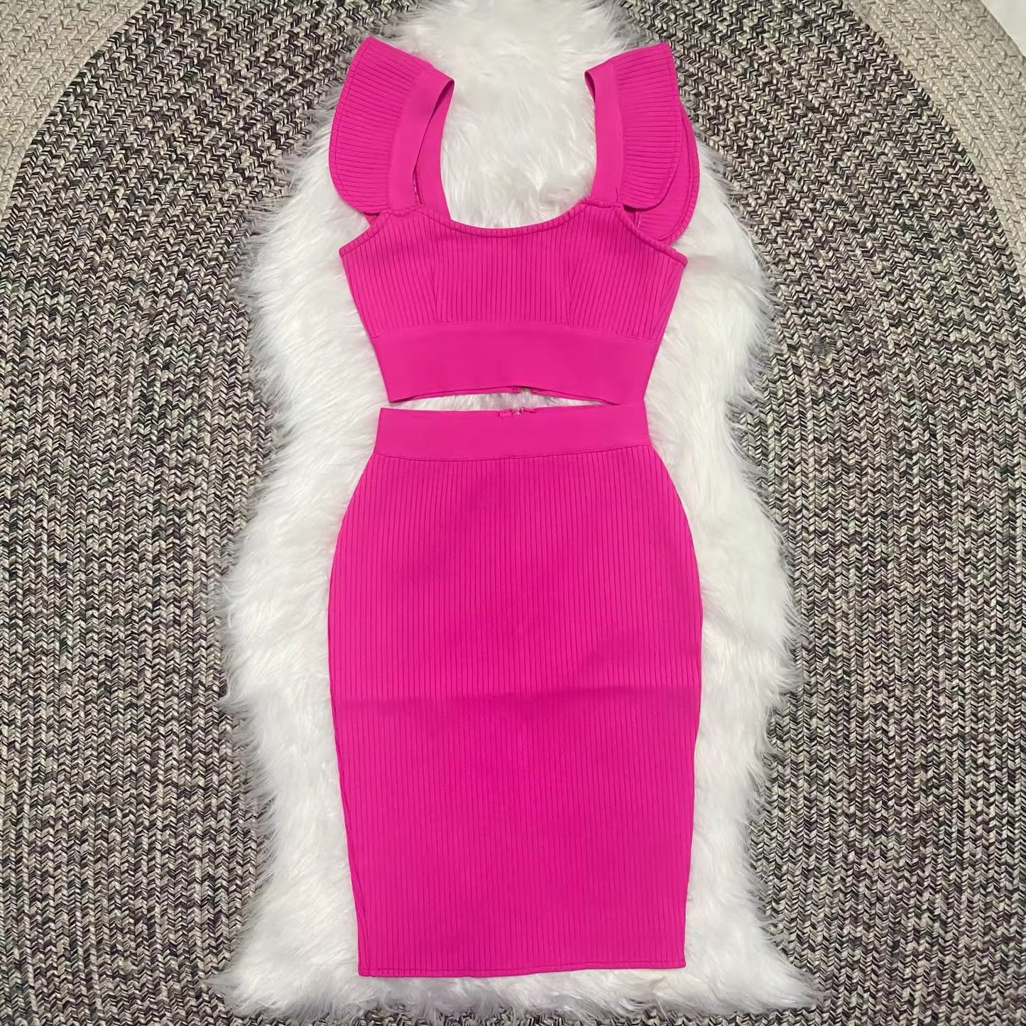 Set bandage top y falda