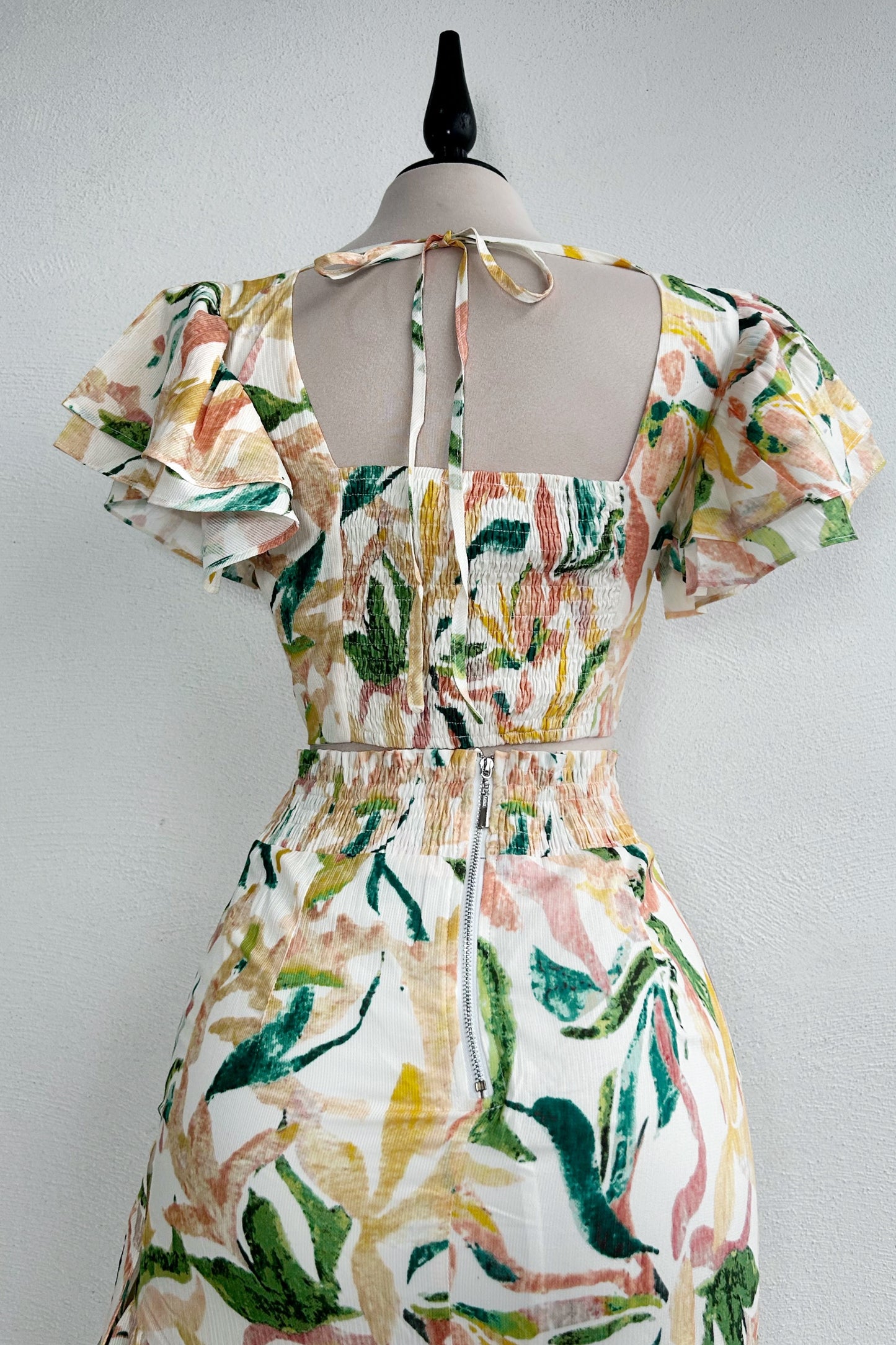 Conjunto maxi falda floral