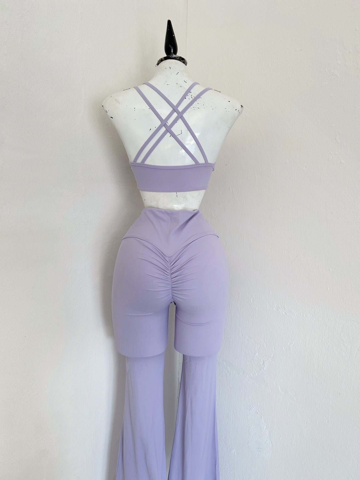 Set flare liso 01 lavanda