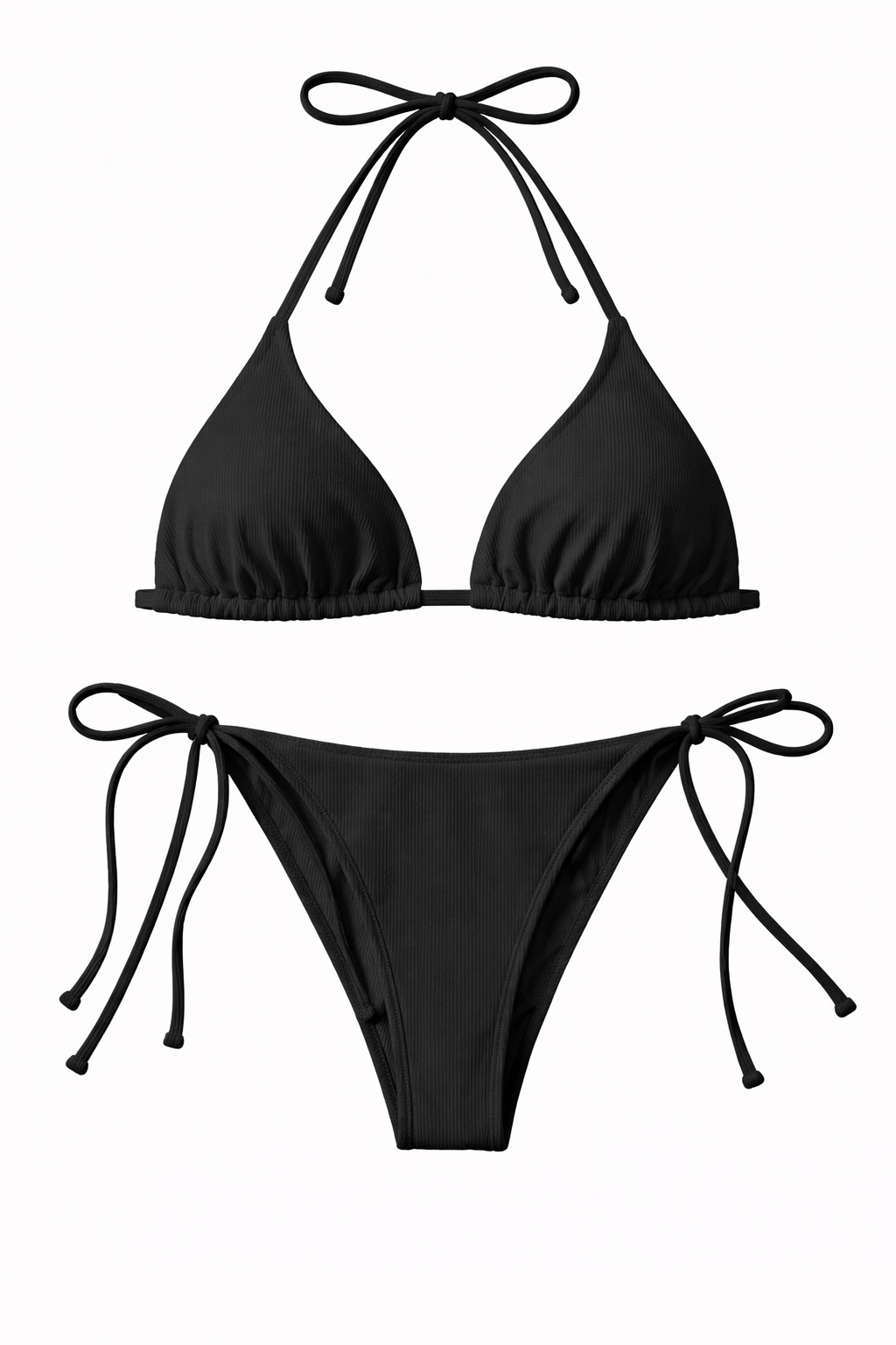 Bikini negro rib