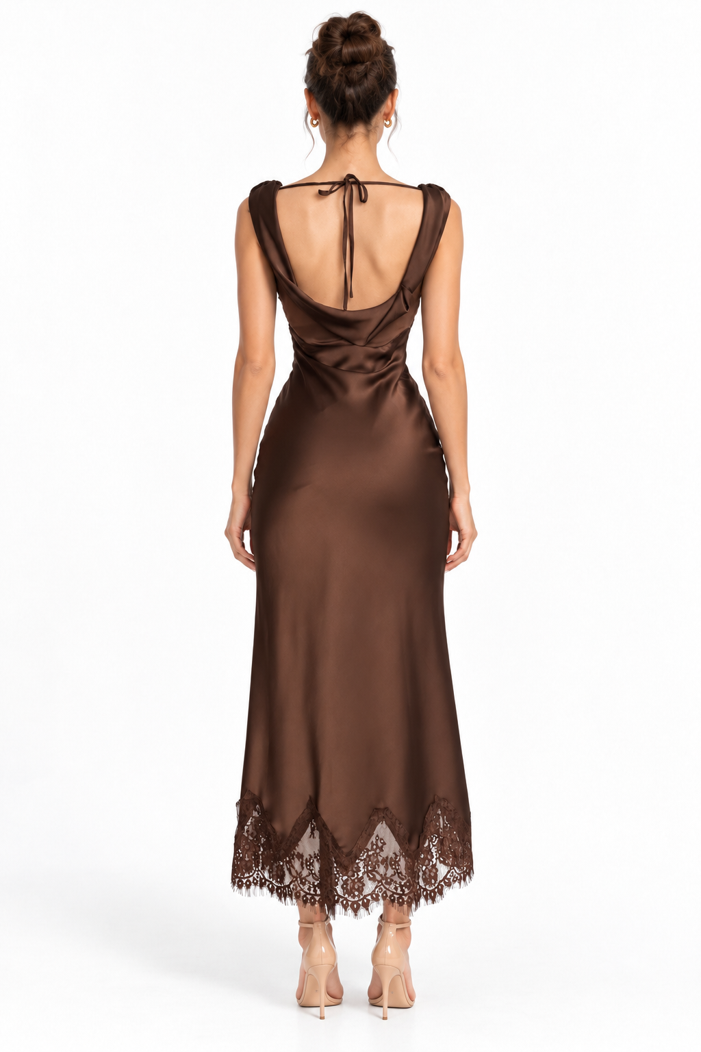 Vestido Lace Dark Chocolate