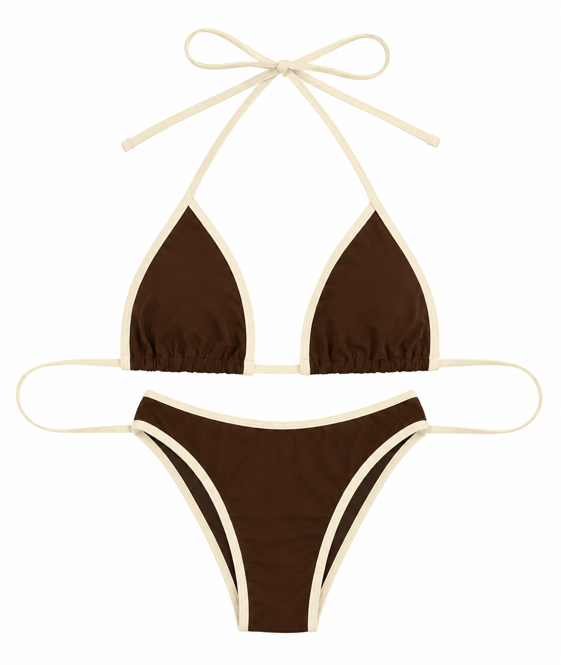 Bikini cafe línea beige