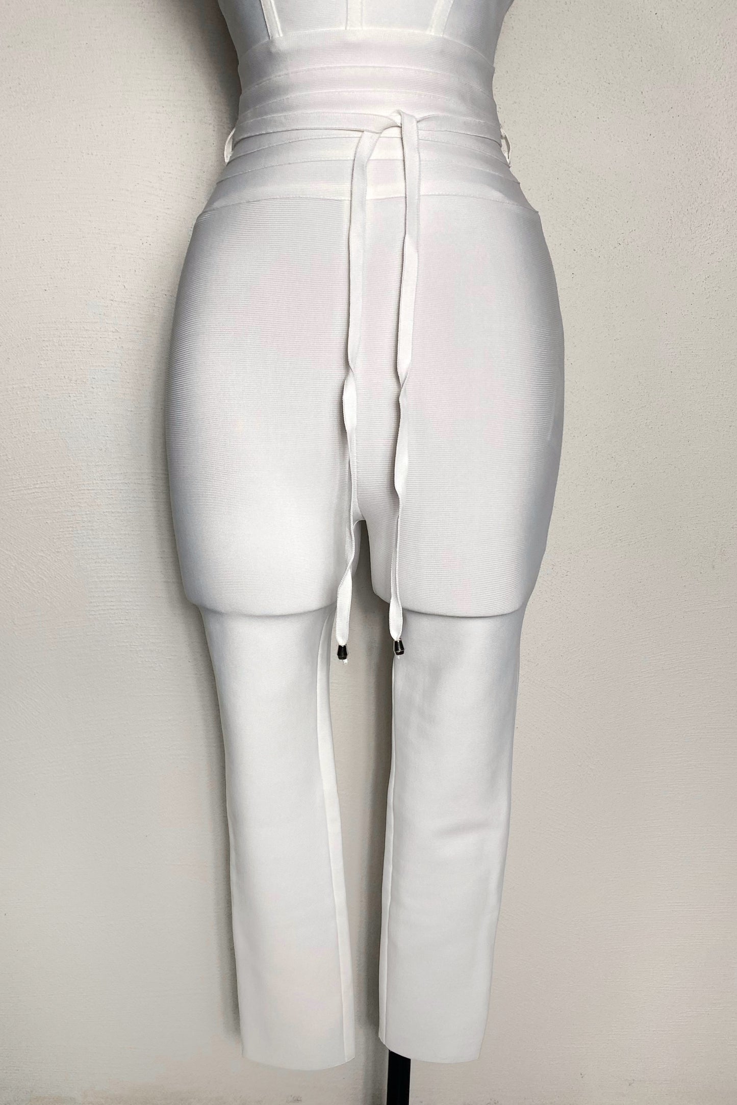 Pantalón bandage blanco