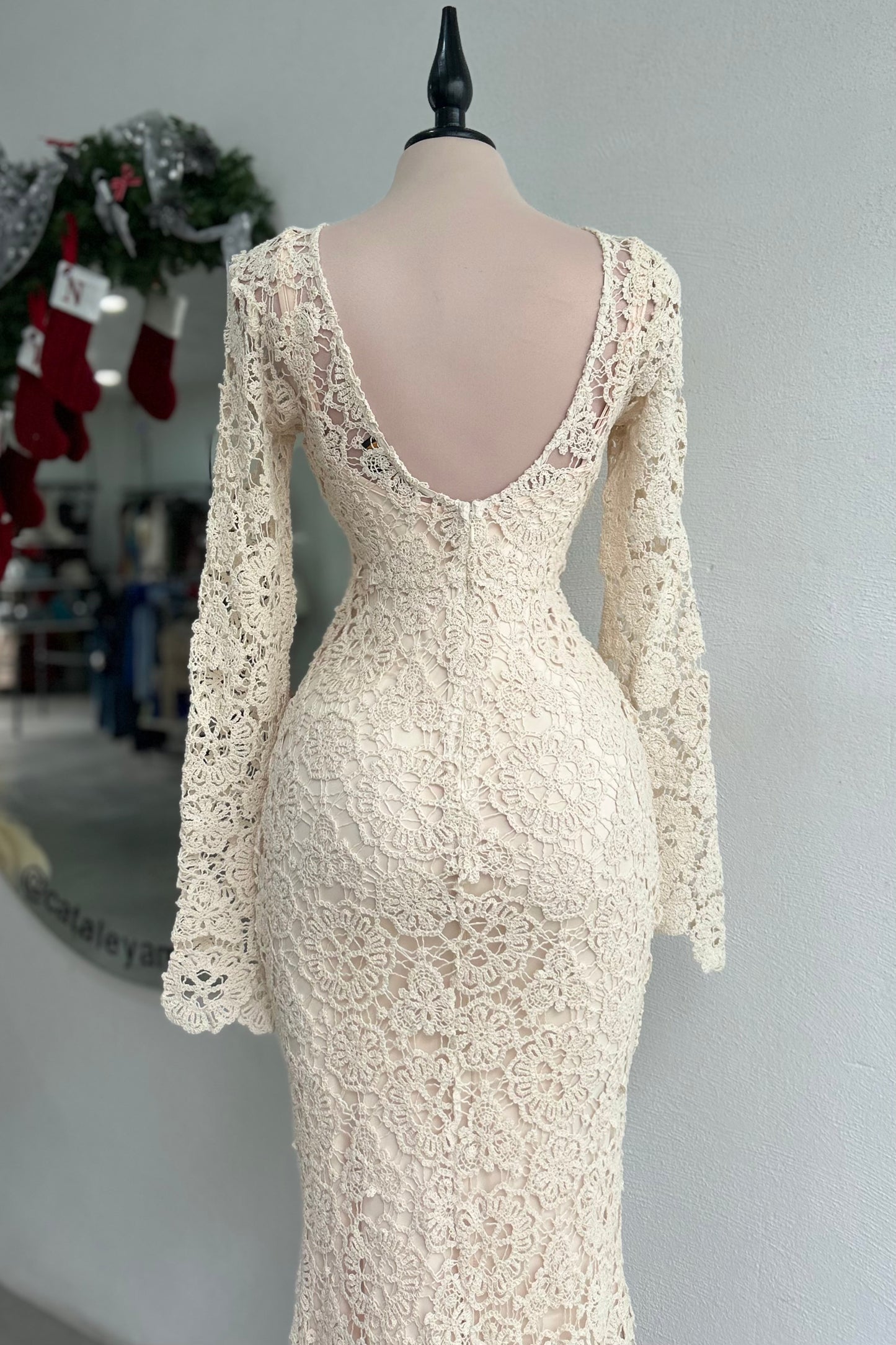 Vestido Laurel beige