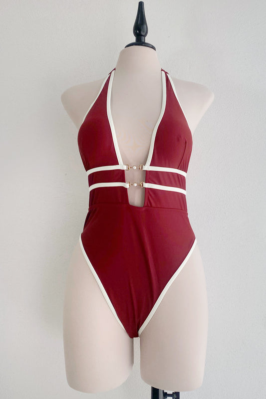 Bañador tinto