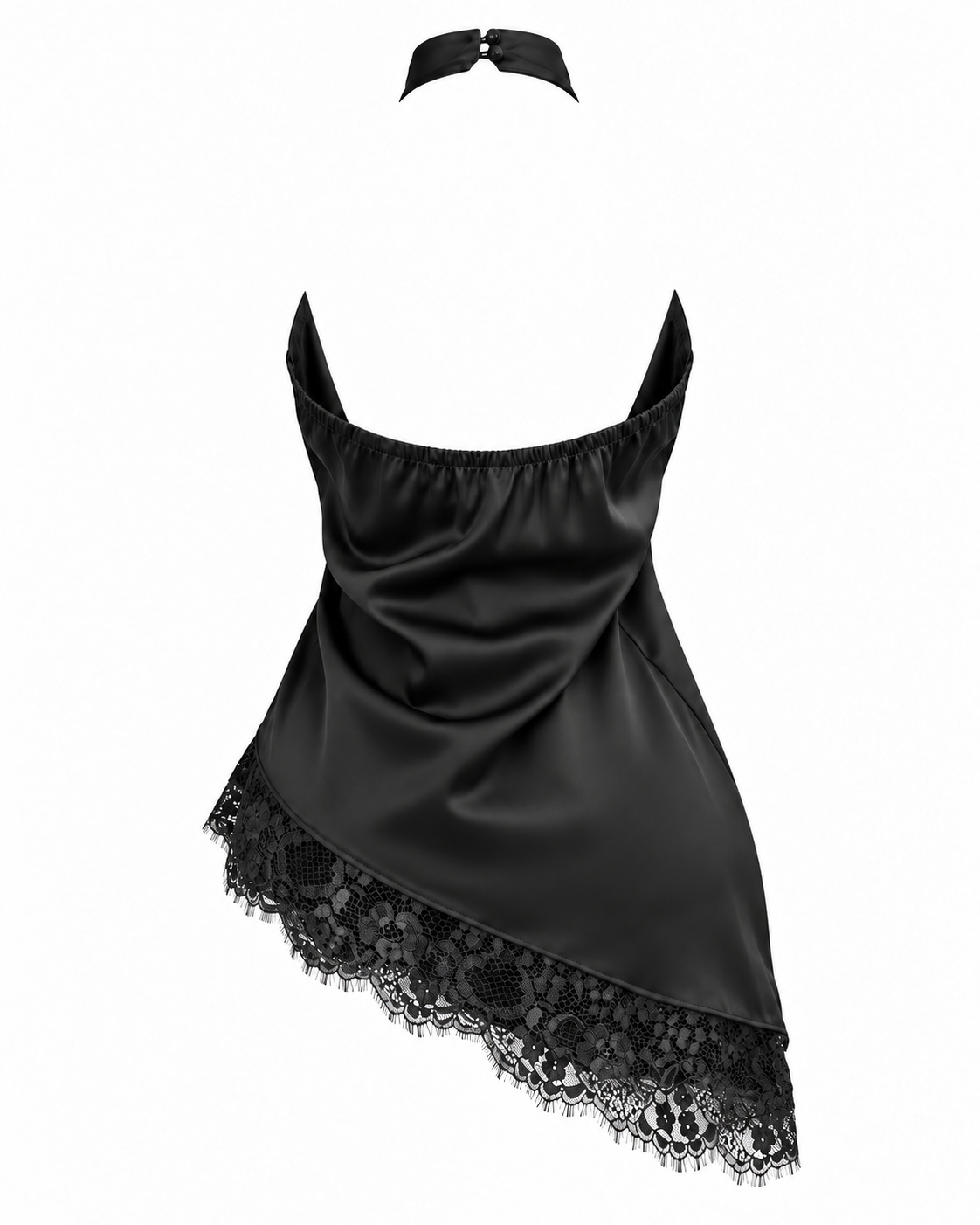 Blusa Halter Lace Black