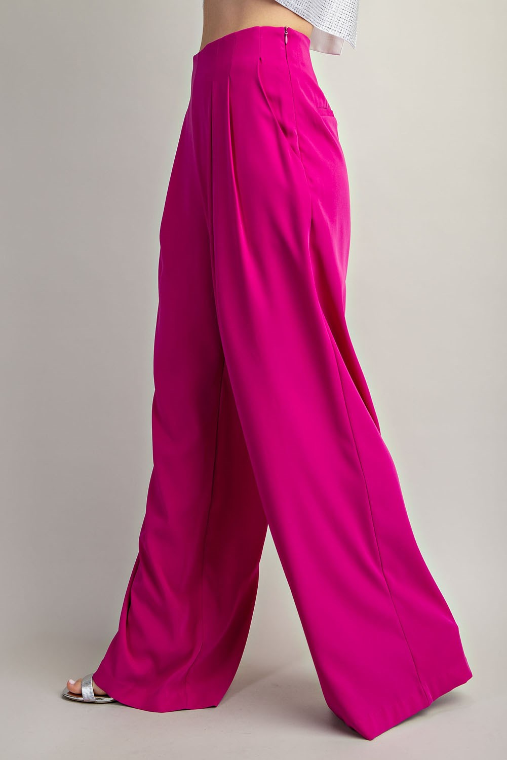 Pantalón de vestir magenta