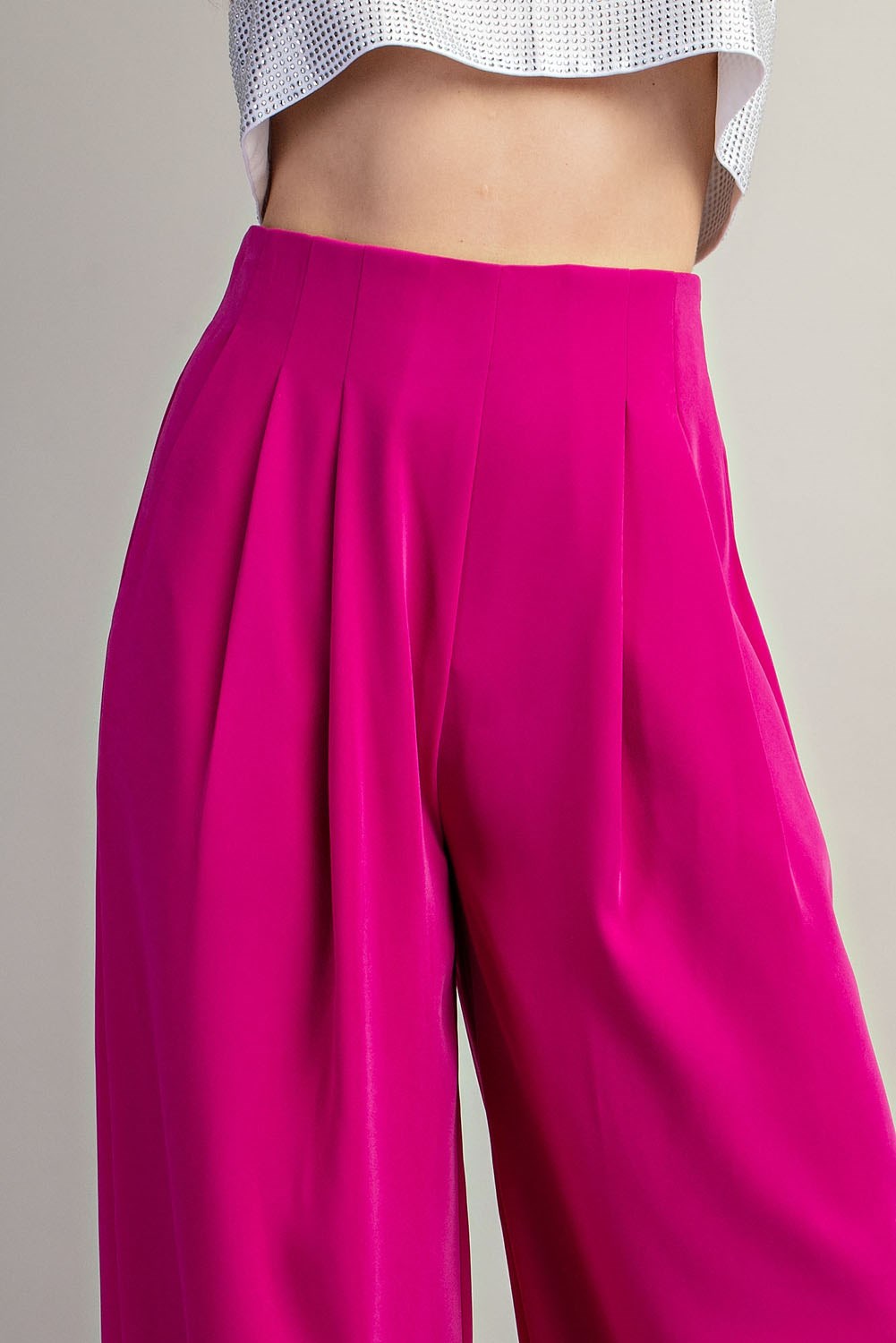 Pantalón de vestir magenta