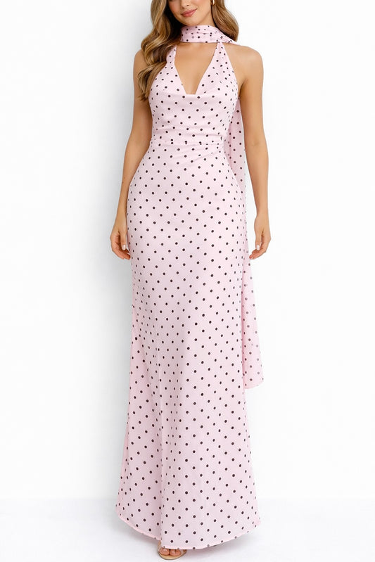 Vestido Polka Blush