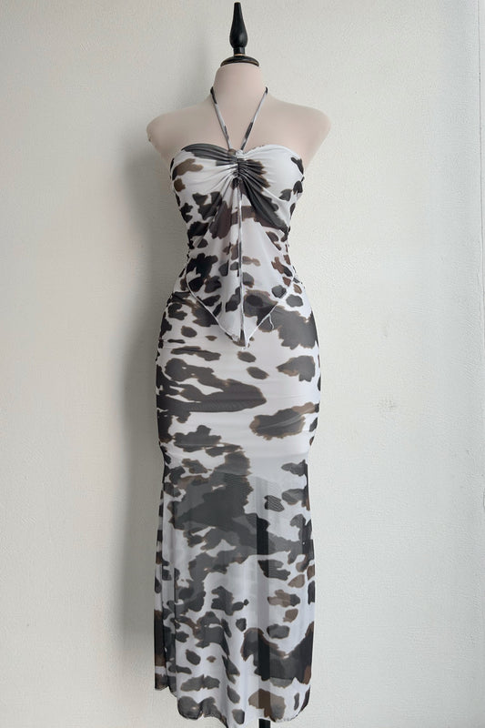 Conjunto falda estampado cow