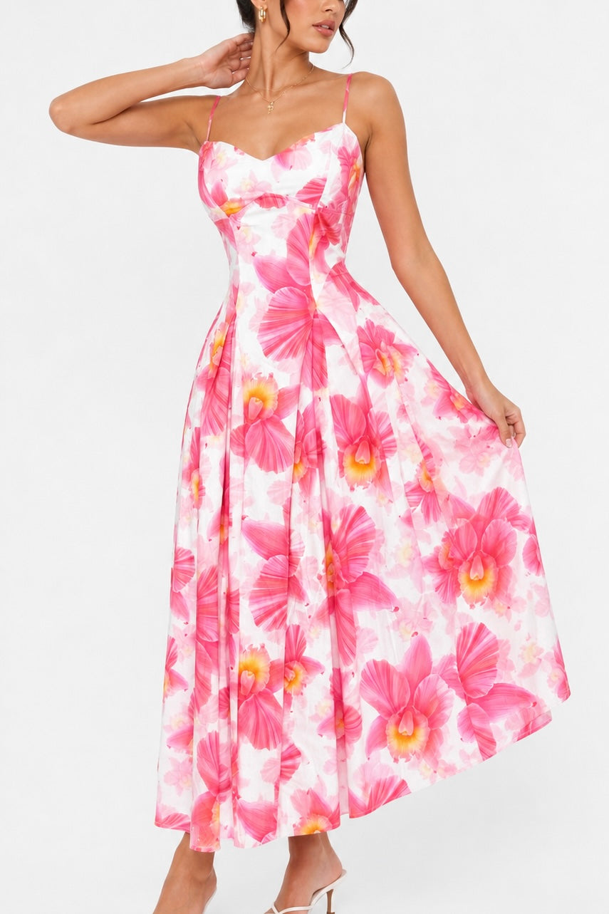 Vestido Floral Pink
