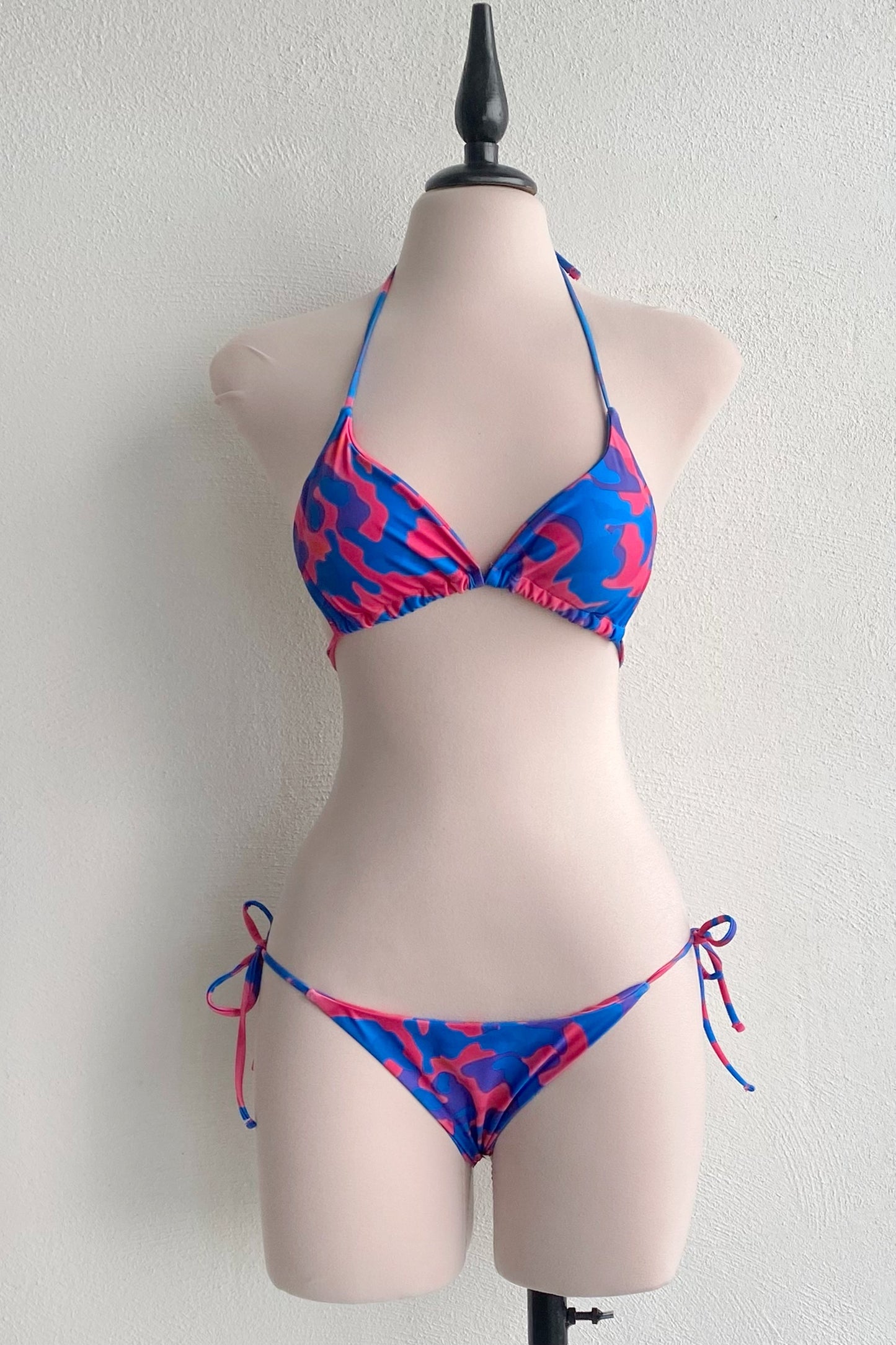 Bikini militar azul rey