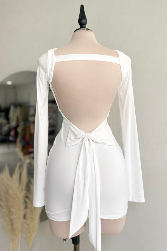 Vestido blanco backless