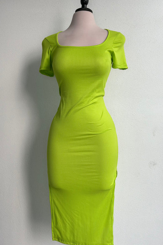 Vestido básico algodón