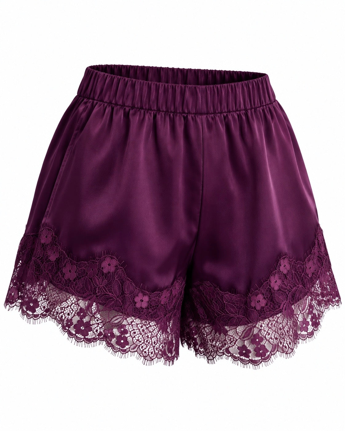 Short Lace Plum