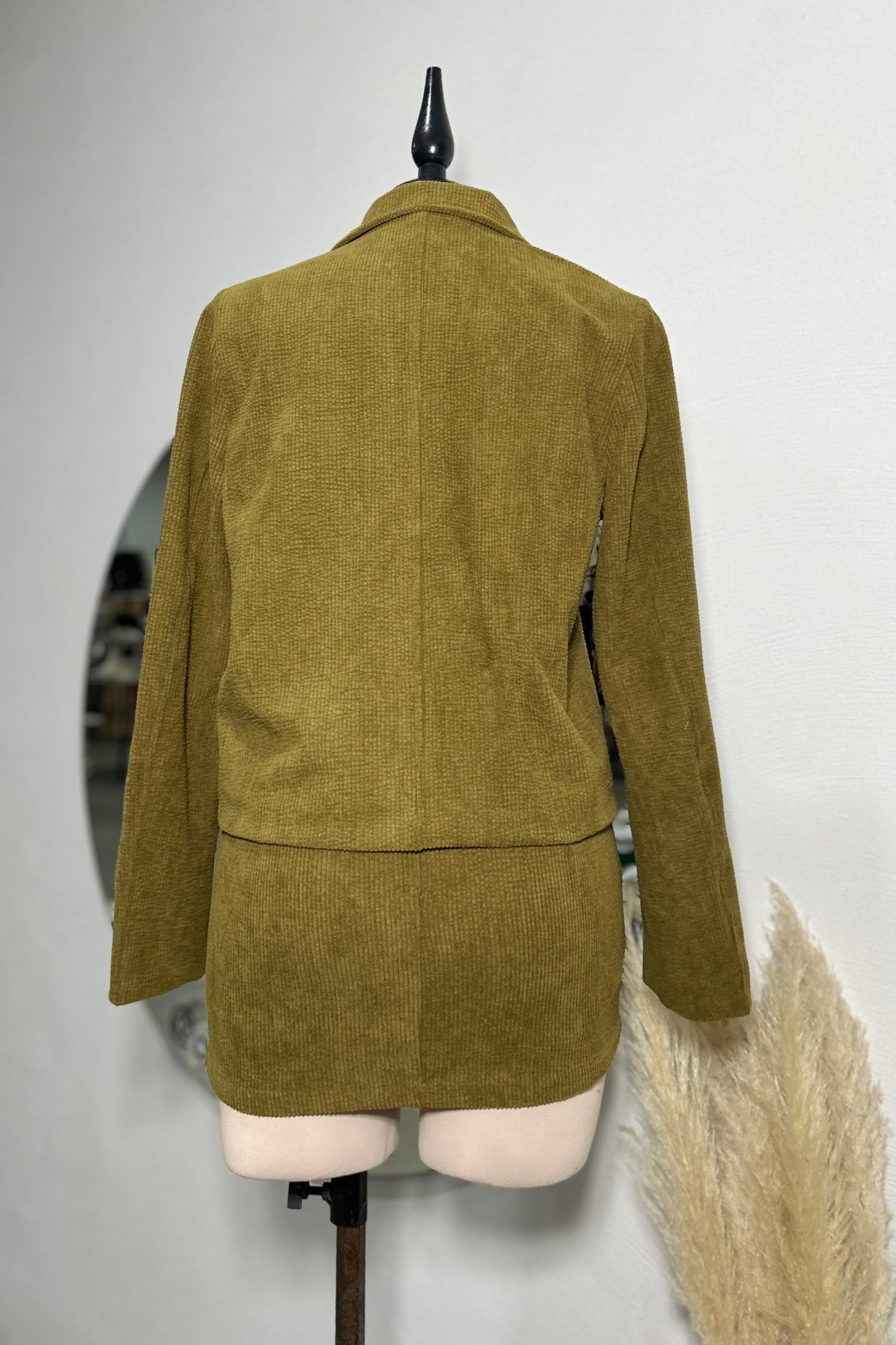 Jacket pana verde