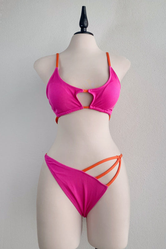 Bikini Bicolor rosa