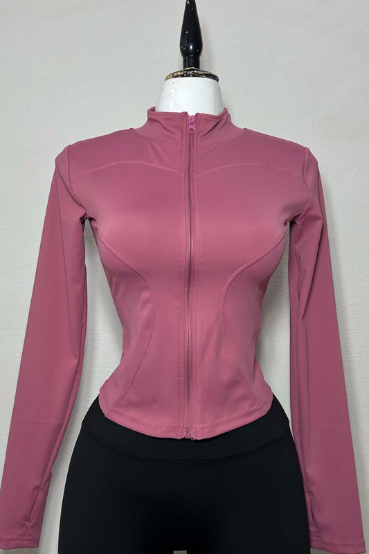 Chamarra con cierre 01 blush