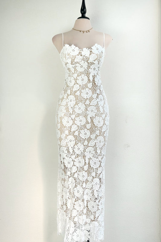 Vestido encaje blanco