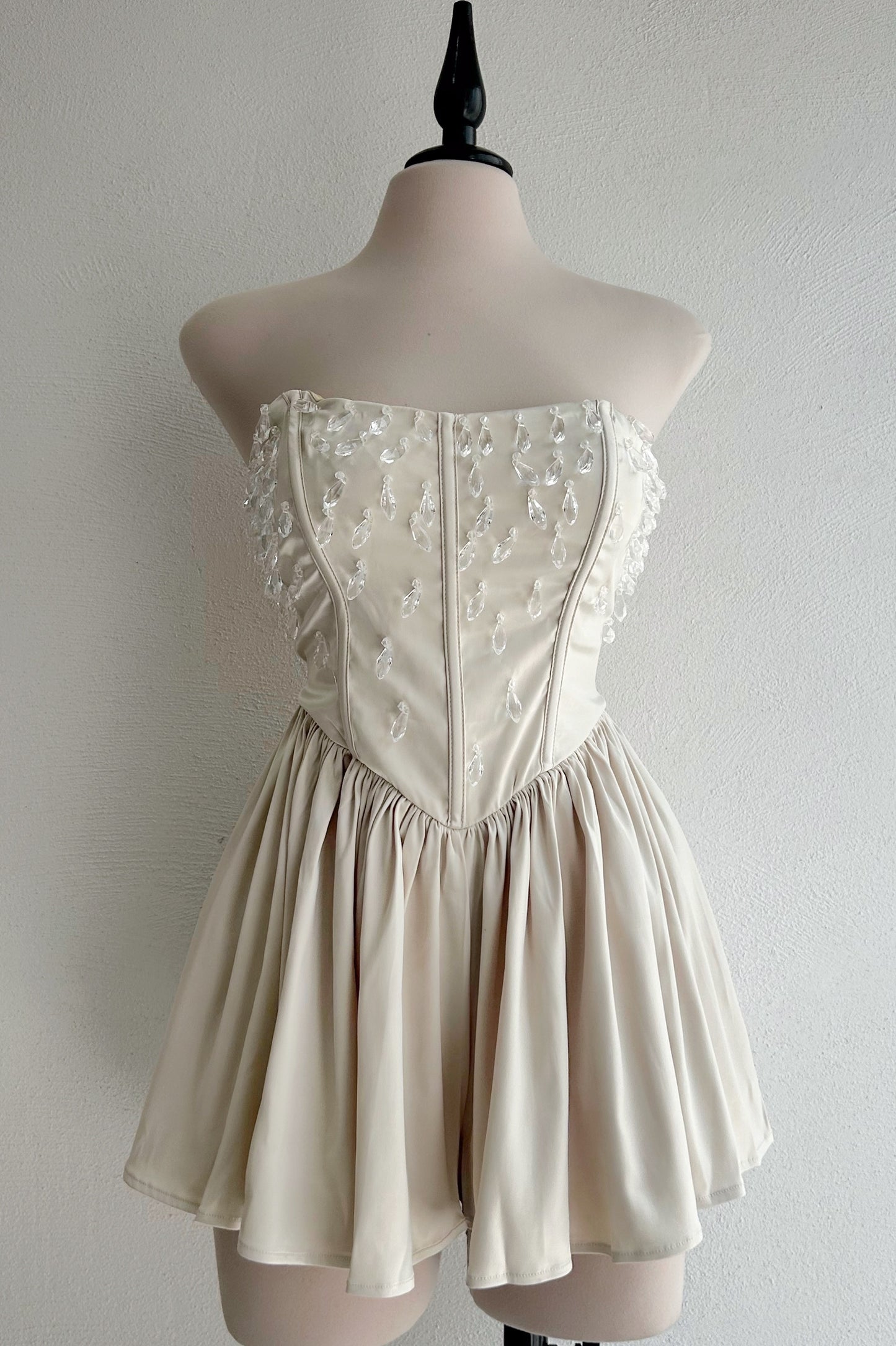 Jumpsuit champagne cristales