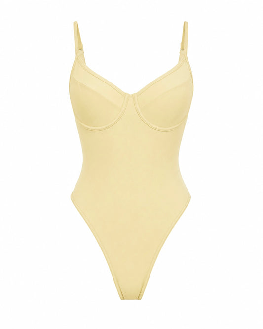 Bañador baby yellow con varilla