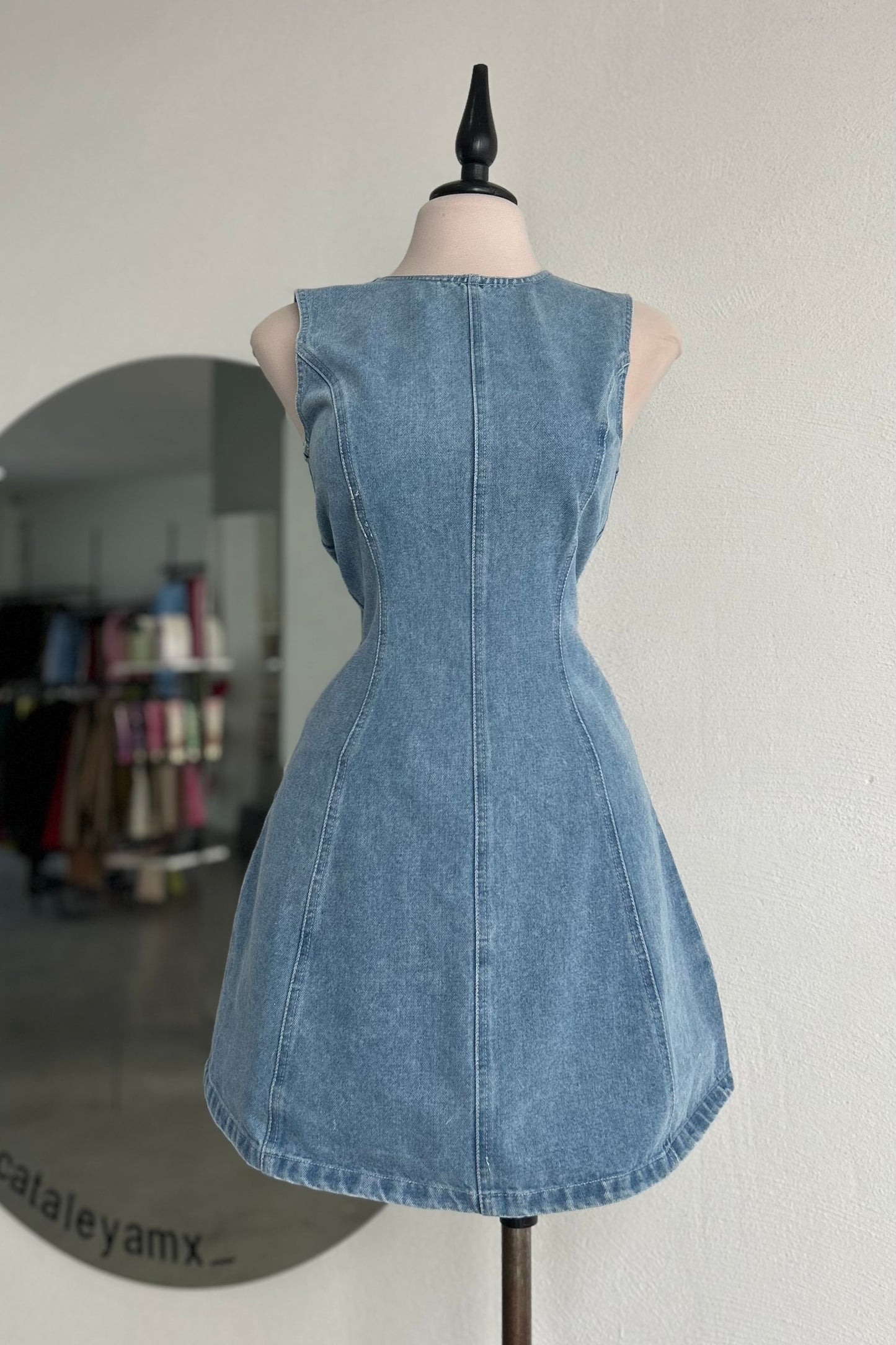 Vestido Denim Corte A