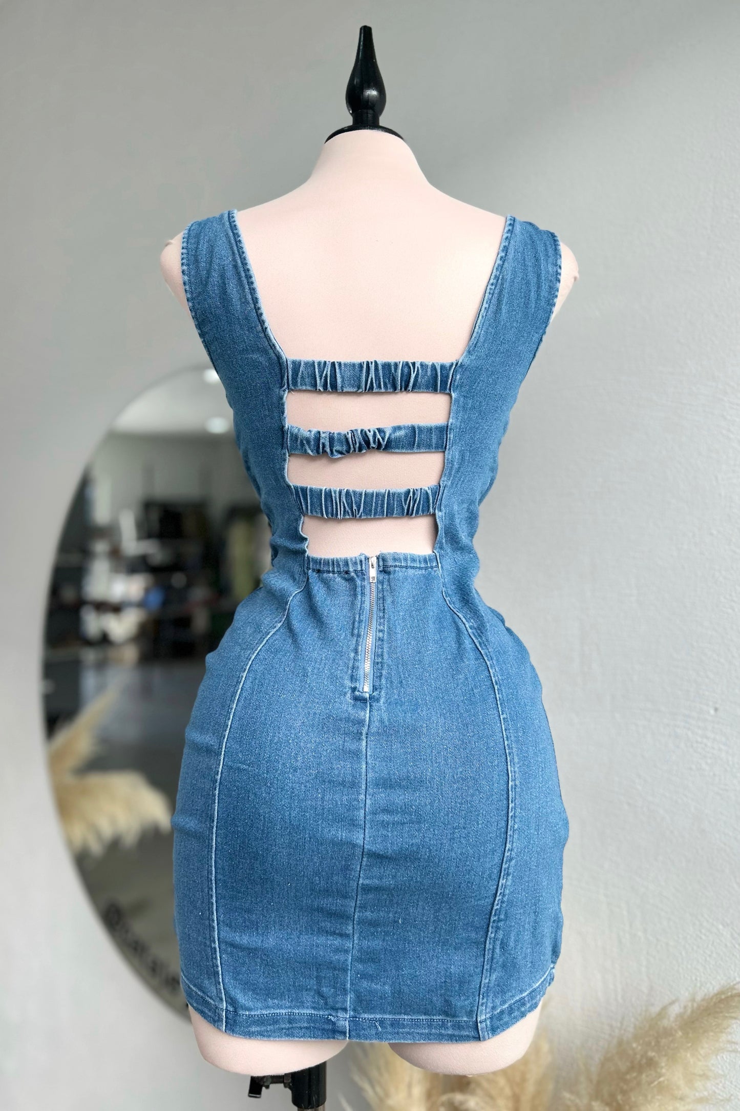 Vestido denim tirantes