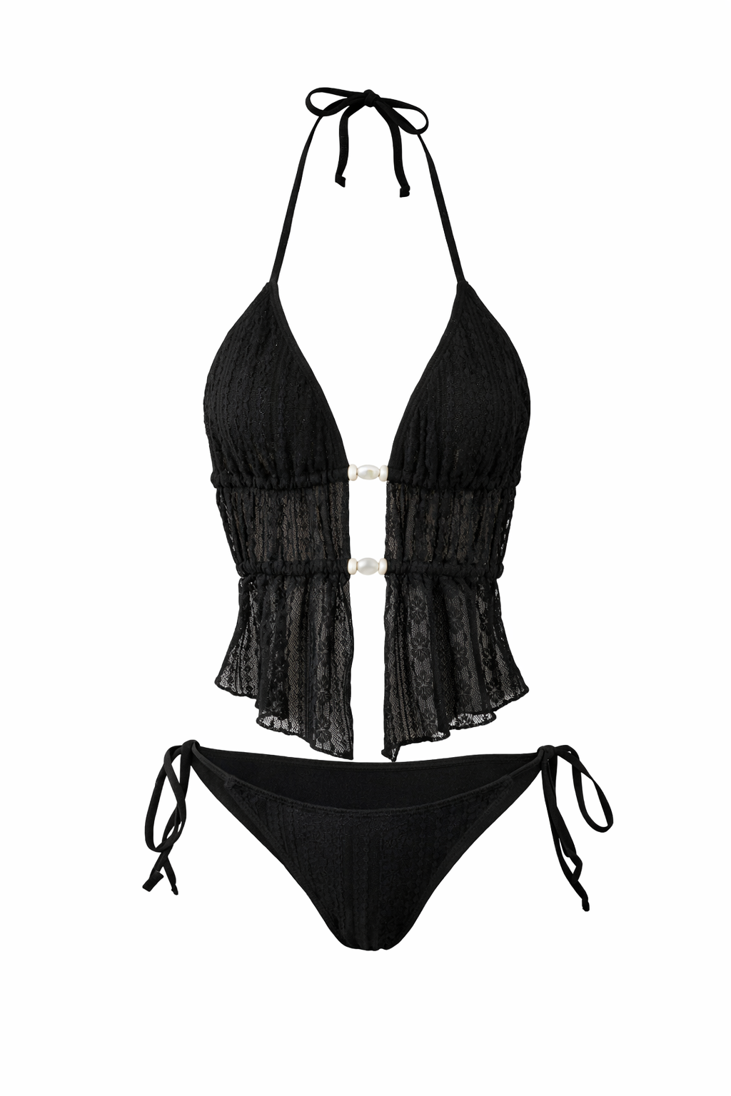 Bikini medium top negro