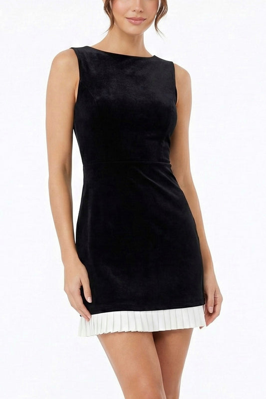 Vestido terciopelo negro