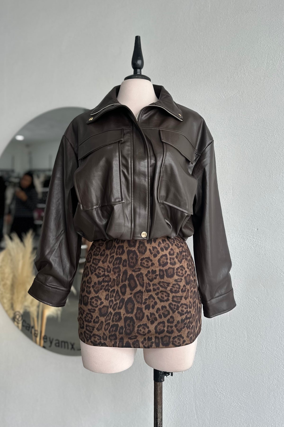 Falda Mini Animal Print