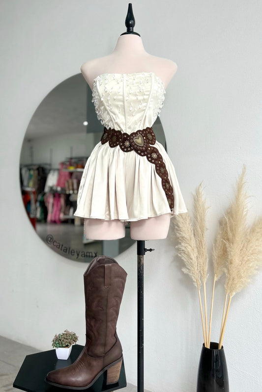 Jumpsuit corse con cristales