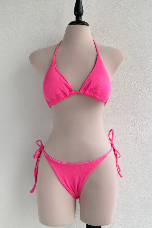 Bikini rib fucsia