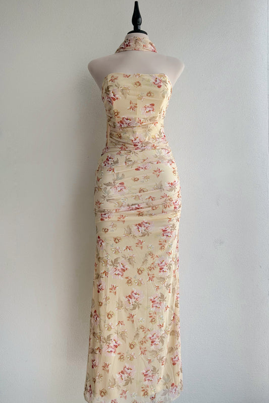 Set maxi falda baby yellow