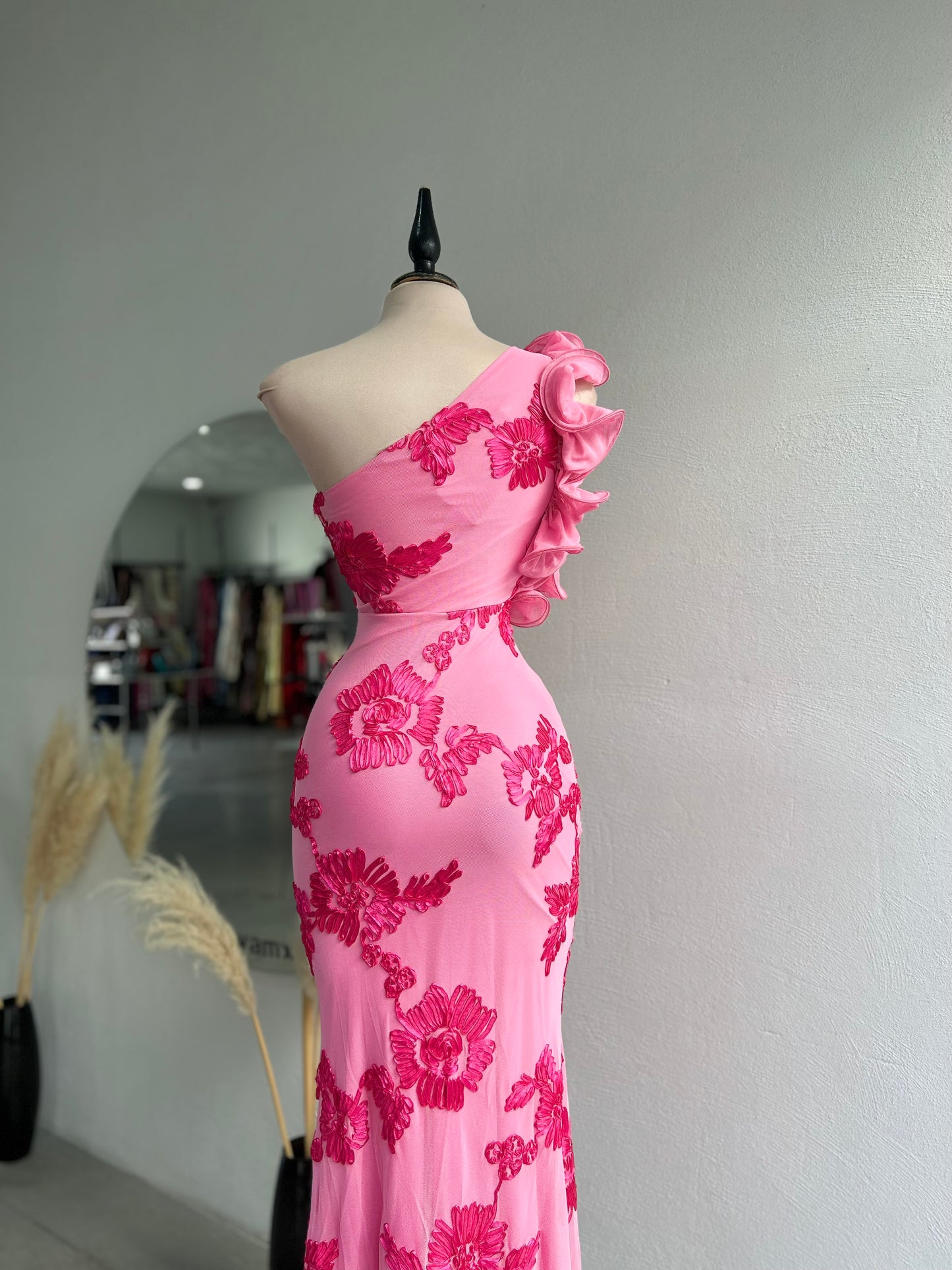 Vestido Amura hot pink